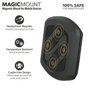 Scosche MAGWDM Magic Mount Magnetic Car Windshield or Dash Phone Mount 360 Degree, Black