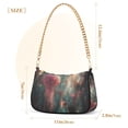 thumbnail image 3 of FORMRS Womens Shoulder Bag with Chain Strap Clutch Purse Cute Tote Handbag, Psychedelic Forest, 3 of 7