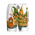 thumbnail image 4 of Fotbe Thanksgiving Truck Pajama Shorts for Men, Men's Pajama Bottoms, Sleepwear,Short Pajama Pants-Large, 4 of 9