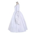 thumbnail image 3 of Tudor-style Queen Elizabeth Versailles Gothic Dance Dress - Anne Boleyn Inspired White Bridal Gown, 3 of 6