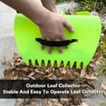 thumbnail image 3 of SUSUchens 2Pcs Garden Lawn Leaf Claws Gardening Plastic Rake Reusable Leaves Gripper Cleaning Tool Courtyard Leaf Trash Collection Scoop Garden Tools (Green), 3 of 13