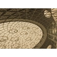 thumbnail image 1 of Ahgly Company Machine Washable Indoor Rectangle Transitional Bakers Brown Area Rugs, 3' x 5', 1 of 7