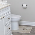 thumbnail image 1 of Sussexhome Toilet Mat - Machine Washable & Absorbent Bath Rugs for Bathroom Floor - Plush, Non Slip Bath Rug - Polyester & Cotton Bathroom Rugs with Printed Pattern Design - 20”x24" Bathroom Mats, 1 of 6