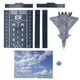 thumbnail image 1 of Modelo de avión de juguete, modelo de avión de combate 1:72 Modelo de avión de combate Modelo de avión de combate de aleación Estándares líderes en la industria, 1 of 8