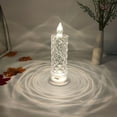 thumbnail image 5 of Led Rose Halo Candle Lamp Bedside Lamp Restaurant Atmosphere Imitation Crystal Creative Gift Lamp, 5 of 14