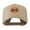 Khaki, variant on Basketball with Wording Inside Embroidered Cap Cap - Red OSFM