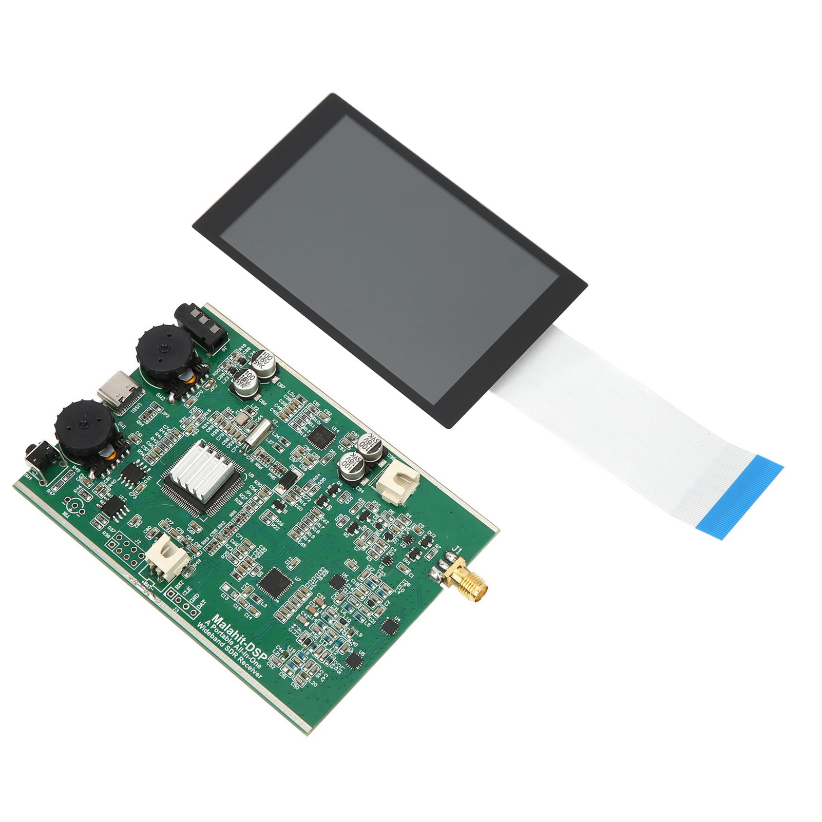 Plastic Radio Receiver Malachite SDR Receiver AM Radio Malachite 50KHz‑200MHz Electronics for DSP Touch IPS Display Without Antenna 