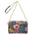 thumbnail image 2 of FORMRS Women Crossbody Purse with Chain Strap Vegan Leather Shoulder Handbag, Vibrant Blooming Flowers, 2 of 7
