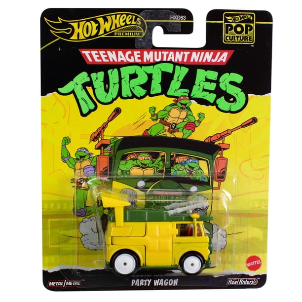 Coche de juguete Hot Wheels Ninja Turtles TMNT Party Wagon 1:64