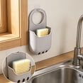 thumbnail image 6 of Kitchen Sink Organizer, Faucet Hanging Caddy with Quick-Dry Design, Sponge Holder for Kitchen Sink, Over Faucet Storage Basket for Sponges Brushes Soap Dishcloth, 6 of 7