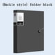 thumbnail image 1 of Xihbxyly Carpeta de Almacenamiento de Datos A4, Diseño de Inserción Transparente, Capacidad para 80 Páginas, Polipropileno, para Organizar Tarjetas y Archivos, Acabado Mate, Visualización de Ilustrac, 1 of 3