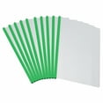 thumbnail image 1 of Unique Bargains Clear Report Covers with Sliding Bar, 15mm 135 Sheets Capacity, Green, 20Pack, 1 of 6