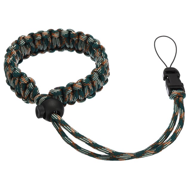 Unique Bargains Camera Wrist Straps, Polyester Adjustable Braided Hand Strap with Quick Release Connector, Camo