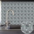 thumbnail image 3 of Gwong Decoración hogareña 10 unids / set Etiquetas de la pared DIY DIY resistente a los arañazos Eco-Friendly Impermeable Mosaico 3D Mosaico de las calcomanías de azulejos para el baño Gwong 21073795, 3 of 6