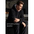 thumbnail image 3 of VUICANODON Men's Warm Fleece Hoodie Pajama Set Loose Loungewear For Men, 3 of 5