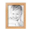 thumbnail image 2 of ArtToFrames 6" x 8" Red Oak Wood Picture Frame, 6x8 inch Brown Wood Poster Frame (WOM-4878),  Pack, 2 of 7
