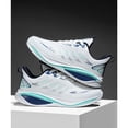 thumbnail image 4 of CANEMON Men's Breathable Mesh Lace-Up Walking Shoes, White/Navy, 6.5, 4 of 8