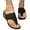 Black_032, variant on Domuza Orthopedic Casual Sandals for Women Slip on Non Slip Arch Support Summer Flat Sandals Wide Width Work Shoes 2026 Comfortable Orthopedic Shoes Brown 10(EU-43)