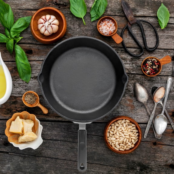 DECORNIJIA Pan Handle Covers Heat Resistant Wok Handle Black Stainless Steel for Kitchen Use 1Set