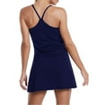 thumbnail image 3 of Robe de Tennis pour Femmes, Robe d'Entraînement avec Soutien-Gorge Intégré et Poches pour Shorts, Robe d'Exercice pour Golf, Robes Athlétiques pour Femmes, 3 of 3