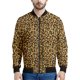 thumbnail image 3 of Chaqueta con cremallera y estampado de leopardo colorido para hombre, abrigo con personalidad con estampado 3D, chaquetas casuales de gran tamaño, ropa de calle, mangas largas, 3 of 5