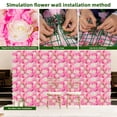 thumbnail image 4 of 15*15 Inch Flower Wall Panel Set,12 Pack Artificial Wall Flower Backdrop,Artificial Silk Rose Backdrop for Photo Background Home Party Wedding Decoration, 4 of 9