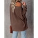 thumbnail image 1 of Batwing Sleeve Knit Tops Fashion Knit Sweater Charming Elegant Loose  for Work for Travel ANGGREK Otros, 1 of 5