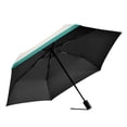 thumbnail image 2 of FORMRS Travel Umbrella Folding Auto Open Close Windproof Rain UV Protection, Black Cat and Coffee, 2 of 8
