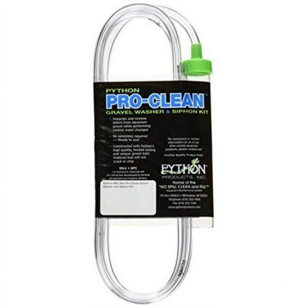 UPC: 0094036061630 | Python Pro Clean Aquarium Gravel Washer and Siphon Kit  Mini  1  x 6  Tube with 6 ft. Hose