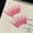 Large L, variant on Yihe lychee jelly rose quartz handmade nail glass bead nail sticker pure desire gentle butterfly fake nail piece