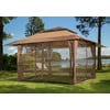 Keep Mosquitoes Out of Your 10 x 10 Gazebo With This Four Panel Pack of Easy to Netting with Zippers