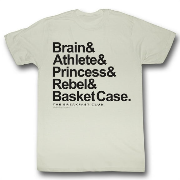 Breakfast Club New Names Natural Adult T-Shirt