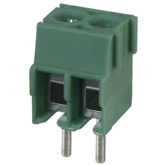 Pack of 4 1984617 Wire to Board Terminal Block 2 Position Horizontal with Board 0.138 (3.50mm) Through Hole