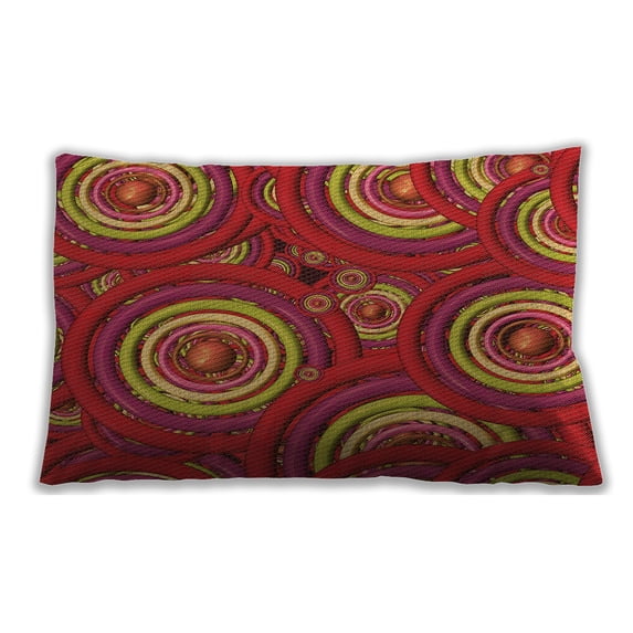 Ahgly Company Outdoor Rectangular Contemporary Lumbar Throw Pillow, 13 inch by 19 inch