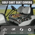 thumbnail image 3 of Whosucclay Anti-Scratch Golf Cart Seat Cover for Camping Beach, Durable Keeps Seat Cool and Clean Golf Cart Seat Towel Blanket, Highland Cow Sunflowers, 3 of 7