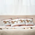 thumbnail image 7 of Ambesonne Dragon Throw Pillow Cover 4 Pack, Floral Ornate Folk Body, 16", Multicolor, 7 of 7