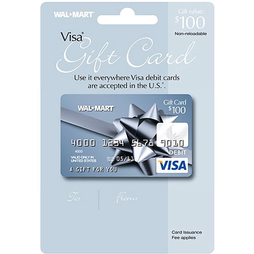 100 Walmart Visa Gift Card Service Fee Included Walmart Com Walmart Com