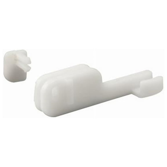 Prime-Line M 6090 Shower Door Bottom Guide, 2 In. Reach, Nylon Construction, Bottom - Quantity 6