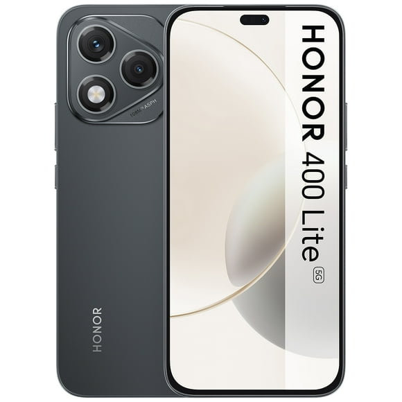 Teléfono Smartphone Celular Honor 400 Lite Dual SIM 5G 256GB Almacenamiento Negro Nuevo Liberado