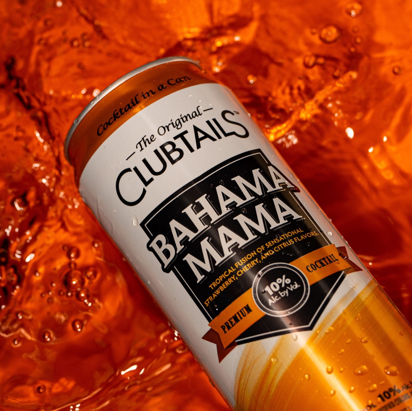 Clubtails Bahama Mama, The Original Cocktail in a Can, 24oz Can, 10% ABV