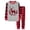 1-121Watermelon Red381, variant on MEZZALL Christmas Kids Pajamas Sets For Girls Boys Festive Holiday Family Matching Sleepwear Night Soft Cozy Flannel Nightwear Crew Neck Long Sleeve Tops And Pants Fashionable Homewear