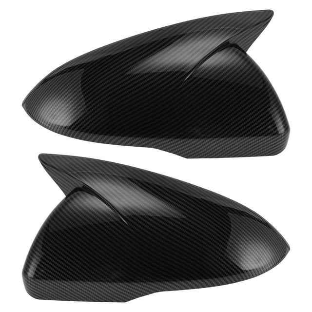 Reemplazo de tapa de espejo lateral izquierdo y derecho ABS negro para Kia para Optima/K5 2016-2020 Ox Horn Mirror Guard Cover