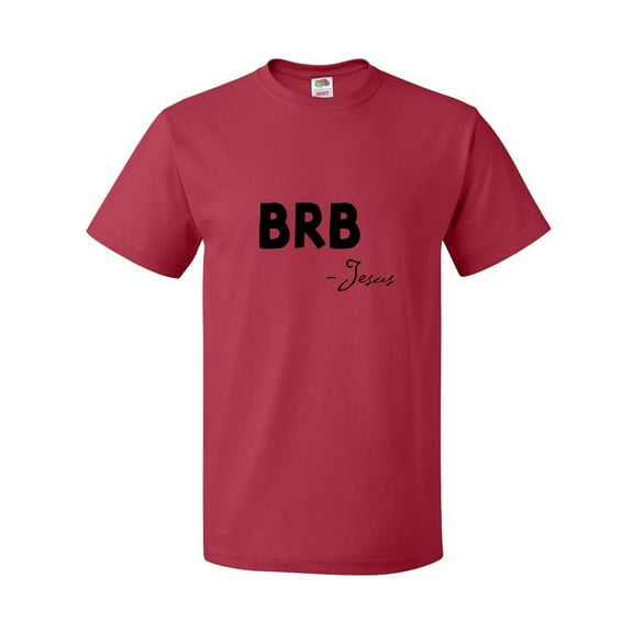 Inktastic Easter Brb Jesus T-Shirt