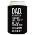 thumbnail image 4 of Gifts for Dad No Matter How Old Always Be Your Financial Burden 6-Pack Can Coolies Drink Coolers, 4 of 8