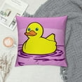thumbnail image 2 of COMIO Hi Yellow Duck Pillow Covers Throw Pillows Case Cushion Covers for Couch Sofa Home Decoration, 2 of 5