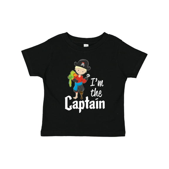 Inktastic I'm the Captain Pirate Boy Boys Toddler T-Shirt