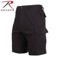 thumbnail image 2 of Black Military Style BDU  Cotton Rip-Stop Shorts, 2 of 3
