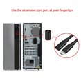 thumbnail image 4 of Cable de extensión USB 3.1 tipo C de 100 W, PD, 5 A, 4 K, 60 Hz, USB-C Gen 2, 10 Gbps, 4 of 5