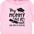 thumbnail image 3 of Inktastic My Mommy Did It Graduation Toddler Hoodie, 3 of 4