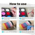 thumbnail image 3 of ColorMaster Face Painting kit for kids, 7 Bright Color, 1 Glitters, 1 Bush, 3 of 6